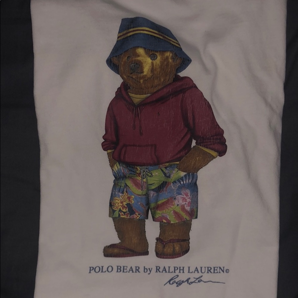 Ralph Lauren Polo Beach Bear Size XL - Vintage